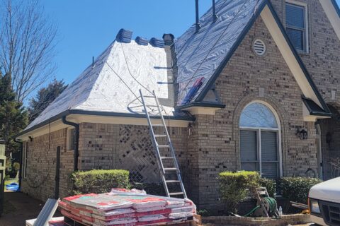 new roof installed, GAF Timberline HDZ in Collierville by No Limit Roofing
