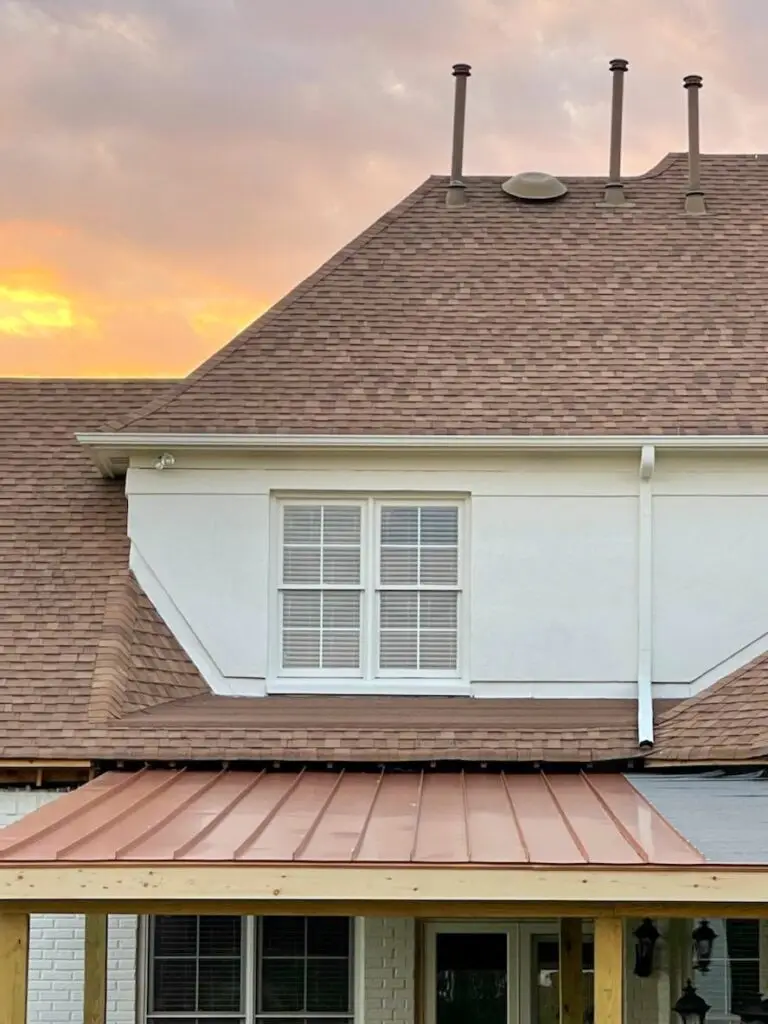 type of roof: metal roof install by no limit roofing