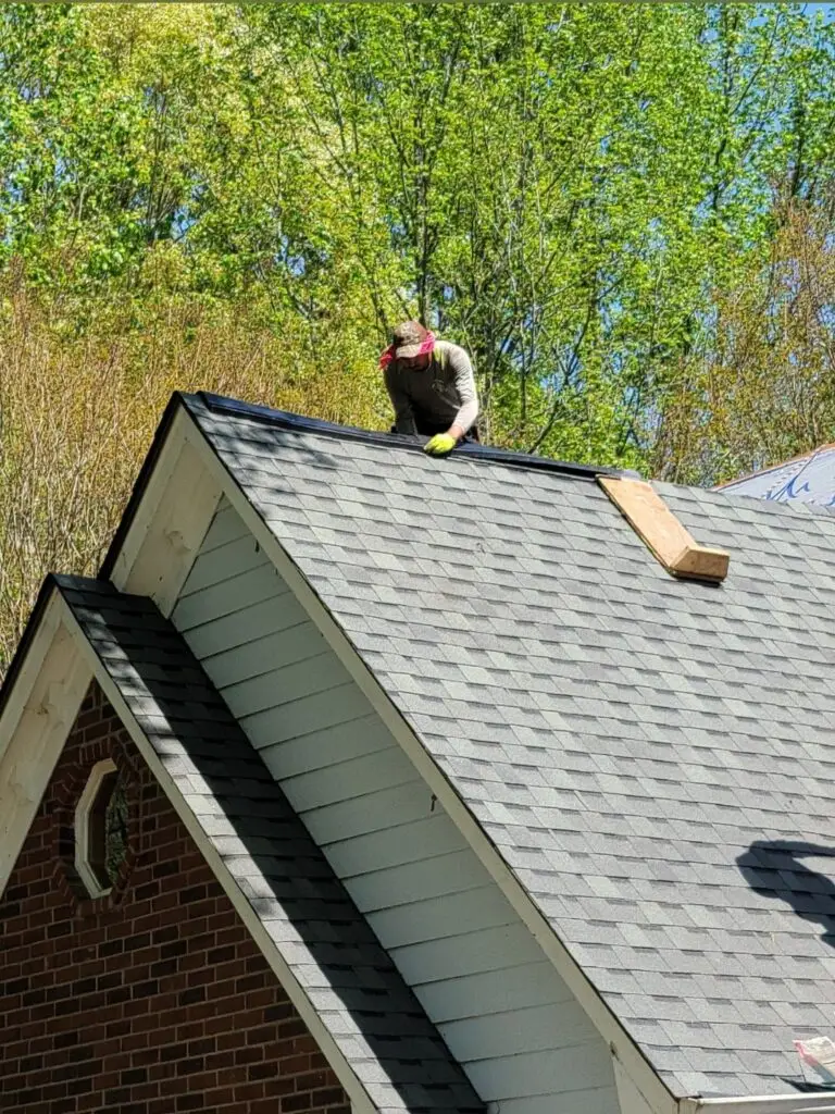 ridge vent ventilation install by no limit roofing