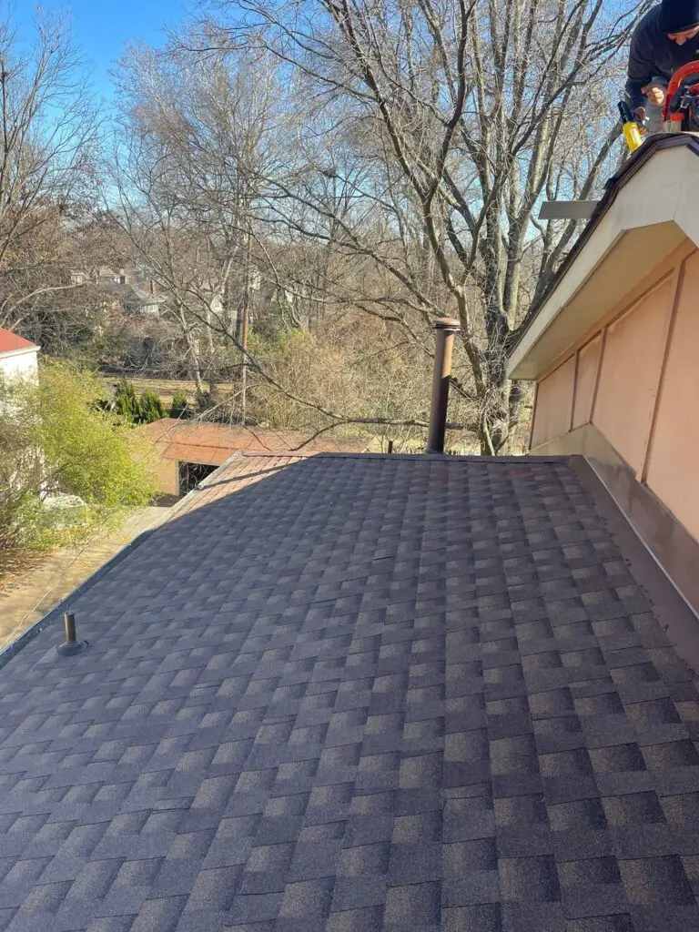 metal Sidewall flashing on new roof