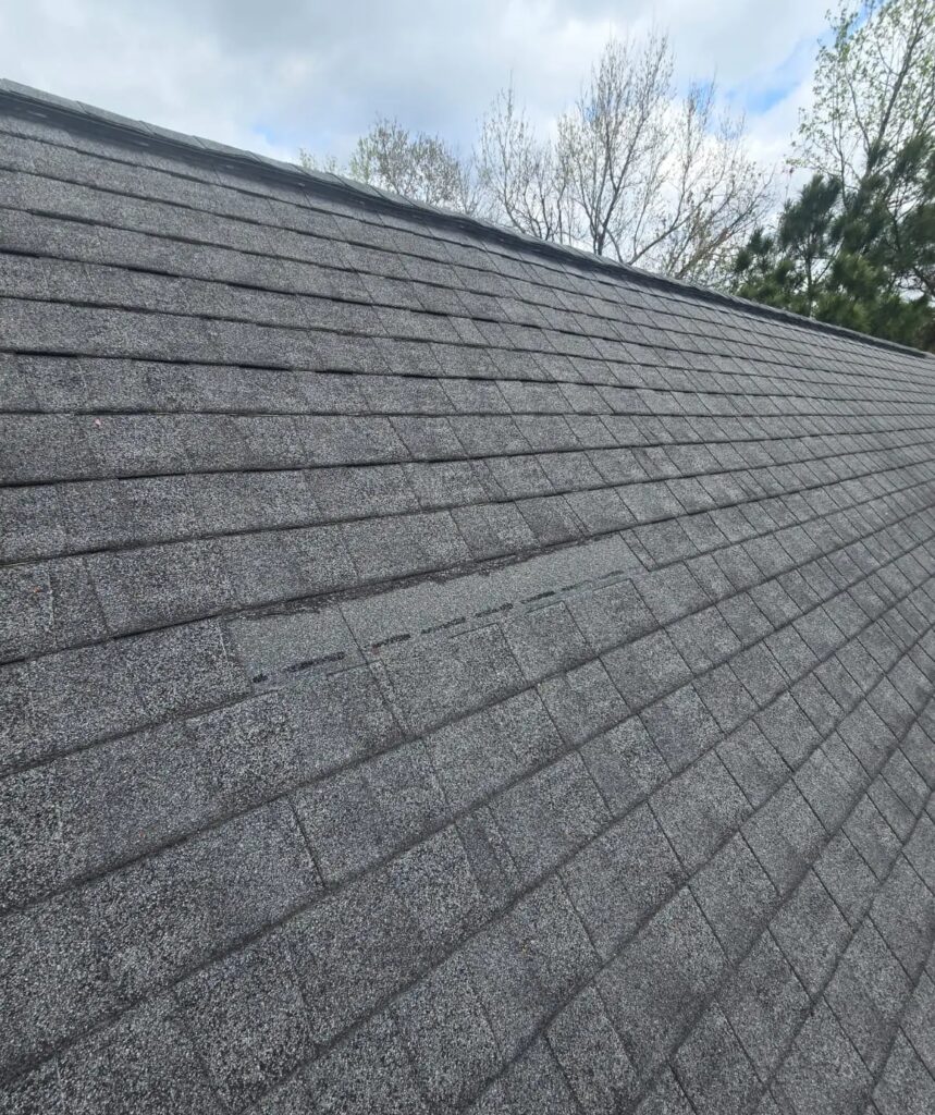 shingle condition during roof inspection